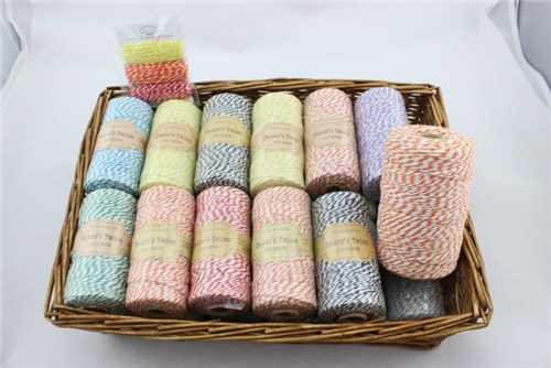 2mm*12ply Colorful Baker Cotton For Packing,diy,tying,party,weddiing