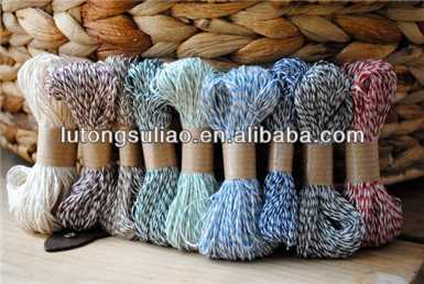 Red&white 1mm Twisted Baker Twine For Gift Packing Cooking Party Wedding Decorating And DIY