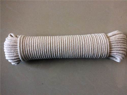 4mm Natural Braided Cotton Rope For Sale