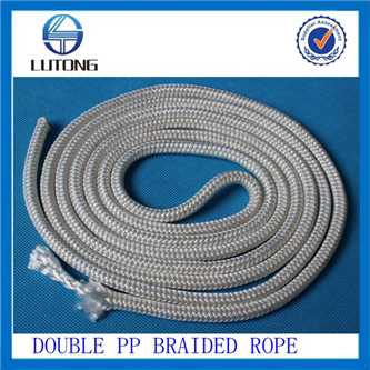 White 16mm Double Pp Braided Rope