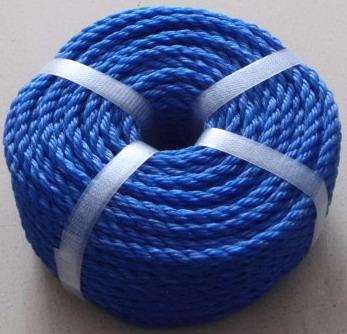 3 Strand Twisted Blue Polypropylene Rope