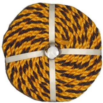 Black Yellow 12mm Diameter Pe Tiger As Warning Sign