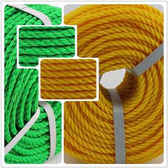 Twisted Or Double Twisted PP/PE 3 Or 4 Strands Monofilament Rope