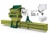 Plastic machinery of GREENMAX A-C200 EPS compactor