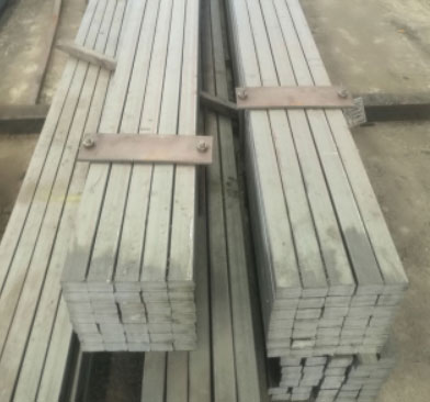 Steel flat bar for crane rail