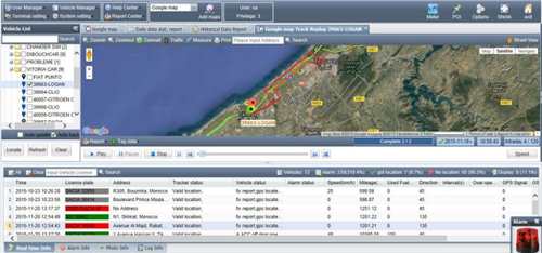 GPS tracking software with client end version