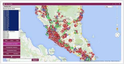Windows GPS Tracking Software Support Google Map