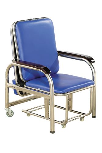 Foldable Hospital Sofa Bed Convertible Attendant Bed Accompany Cum Chair