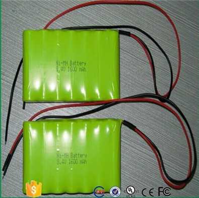 4.8V,9.6V Size 2/3AA 6v 600mah Rechargeable Nimh Battery Pack For Solar Batteries