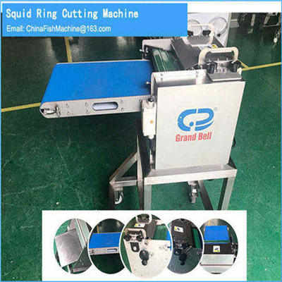 Squid processing machinery-Skinning-Cutting ring