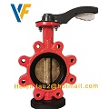 Lug Butterfly Valve cast iron body aluminium bronze disc picture
