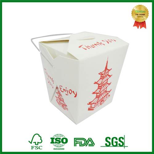 Square Pasta Noodle Box With Or Without Handle Take Out