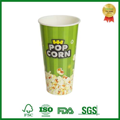 Large Custom Personalized Movie Paper Popcorn Bucket Container Take Out