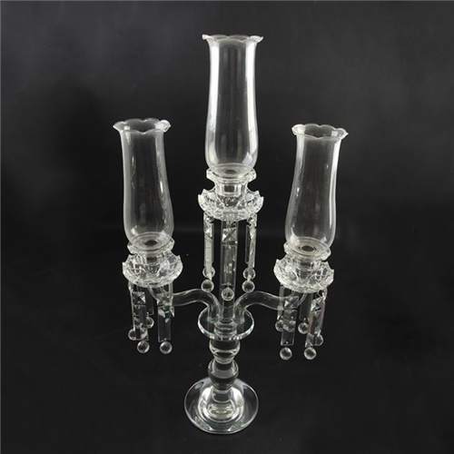 Crystal 3-light Candelabra Candle Holder