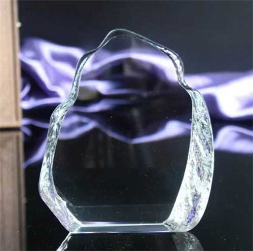 Etched Glass Iceberg For Sandblasting Company Logos