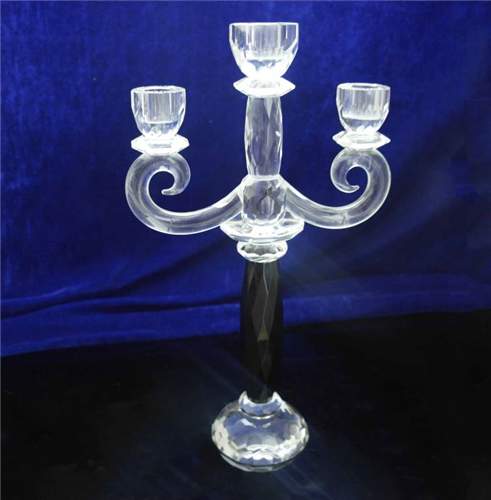 Three-Arms Crystal Tealight Holder