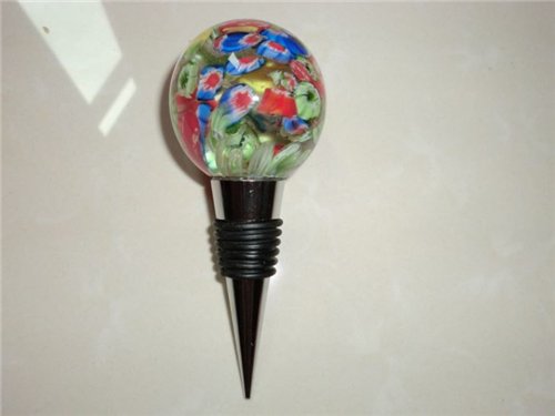 Christmas Ball Crystal Bottle Stopper