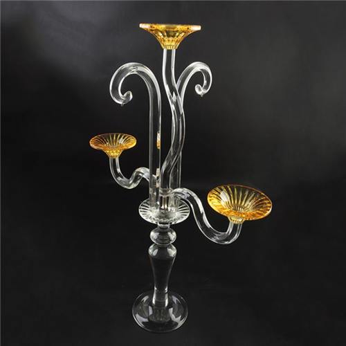 Unique Design Crystal Candle Holder
