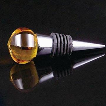 Pumpkin Crystal Bottle Stopper