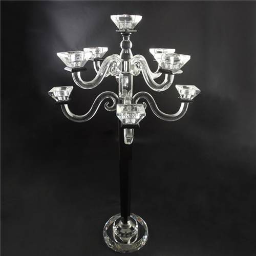 9 Arms Crystal Candelabra For Wedding