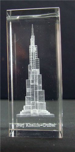 Crystal Burj Khalifa Tower Souvenir