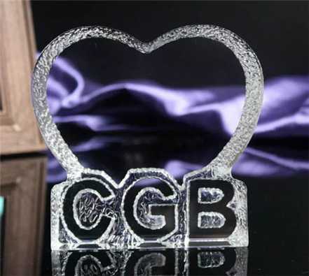 Heart Design Crystal Iceberg Gifts