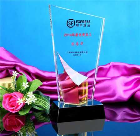 Multi Colors Acrylic Blade Awards As Business Gifts