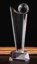Acrylic Golf Trophy For Competition Souvenirs