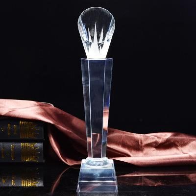 Delicate Crystal Horseshoe Award