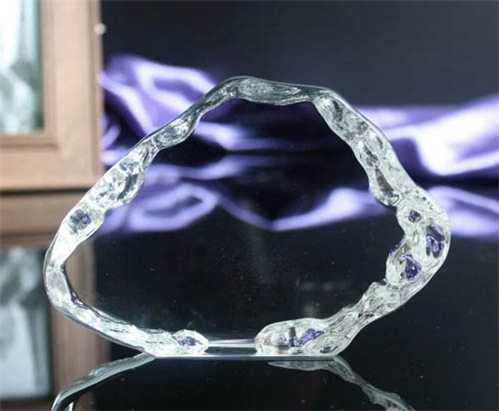 Blank Crystal Iceberg For 3D Laser Engraving