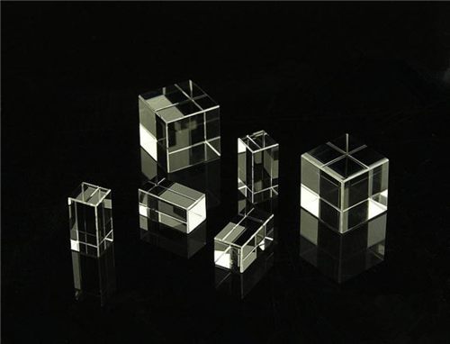 Various Sizes 2mm Single Edge K9 Crystal Cuboid