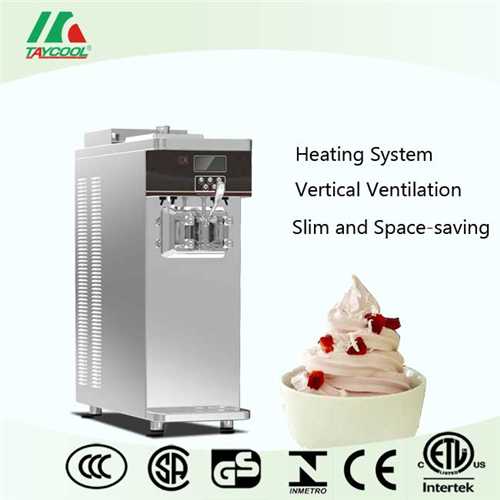 Pasteurizer Soft Ice Cream Machine With Single Flavor