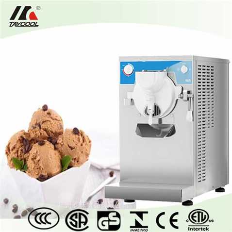 Counter Top Model Hard Ice Cream Machine With Air Cooling