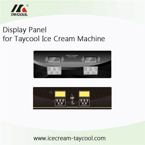 Frozen Yogurt Maker Parts Display Panel For Soft Serve Ice Cream Machines