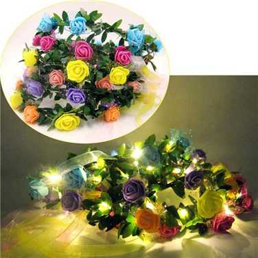 Led Garland For Wedding Decoration Party Flowers