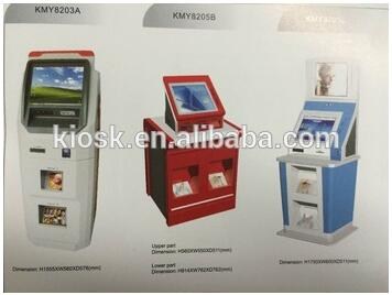 Free Standing Photo Kiosk Machine With Printer