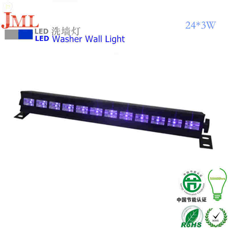 UV LED Wall Washer LED lightings ip65 led linear light 24*3W