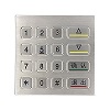 4x4 digital metal ATM vending machine keypad