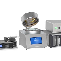Auto ultrasonic assisted atmosphere heating spin coater
