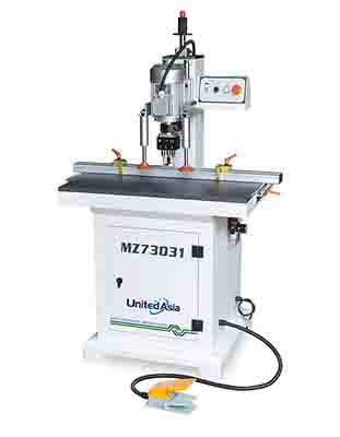 Woodworking hinge boring machine