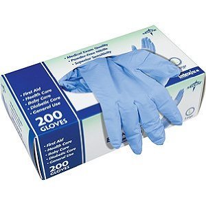 Nitrile Gloves Powder Free CE FDA in blue