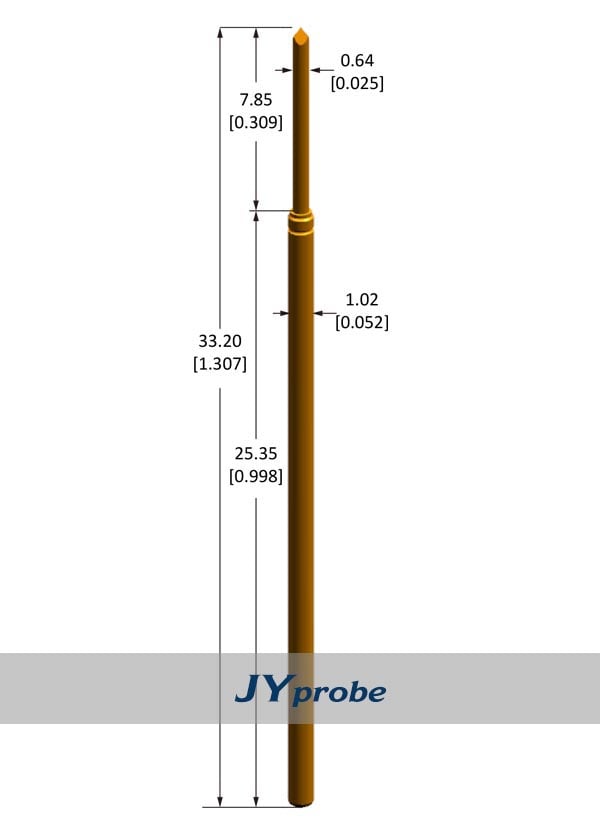 75mil Spring Contact probe for ATE test Fixture