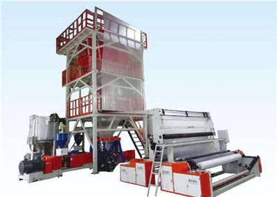 Agricultural mulch film blowing machine