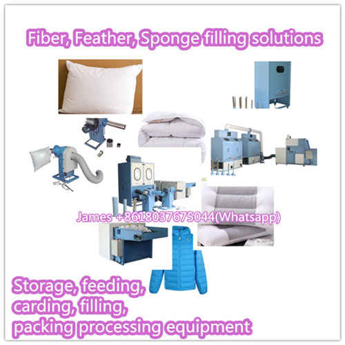 Cotton fiber carding machine pillow filling machine