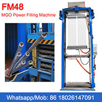 MGO dry powder filling machine for tubular heaters