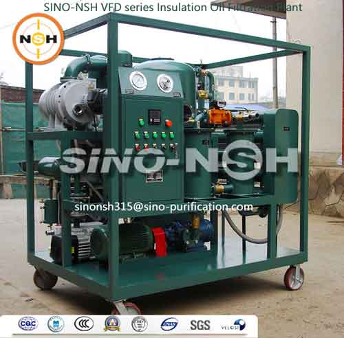 Sino-NSH VFD insulation oil purifier for transformer oil