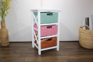 Wood cabinet - HG0001G-1WH