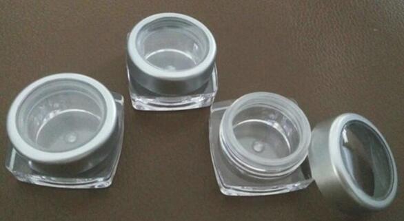 empty cosmetic Eye shadow eye cream jars 3ml