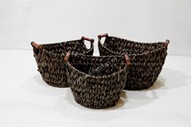Best selling poly rattan storage basket - CH3847A-3MC
