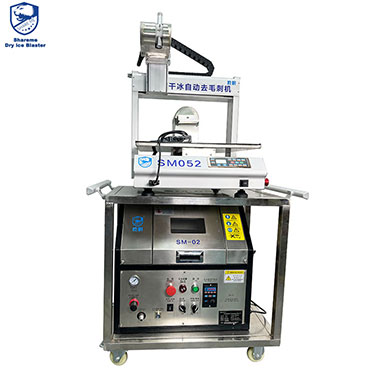 Automatic Deburring Machine with Dry Ice Blaster Tools for T